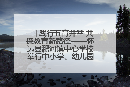 践行五育并举 共探教育新路径——怀远县淝河镇中心学校举行中小学、幼儿园班主任论坛活动